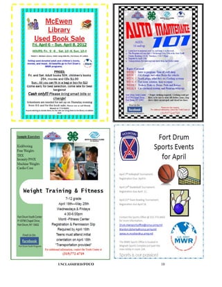 UNCLASSIFIED/FOUO   10
 