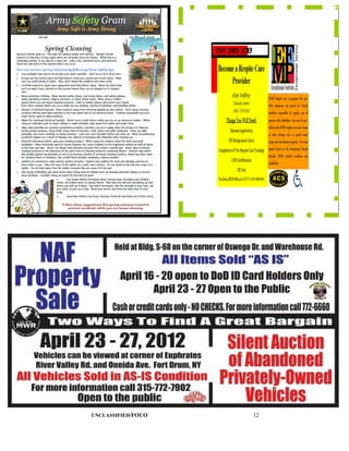 UNCLASSIFIED/FOUO   12
 