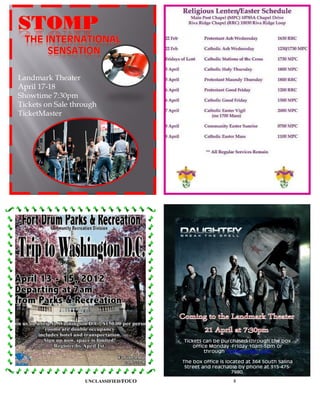 UNCLASSIFIED/FOUO   8
 