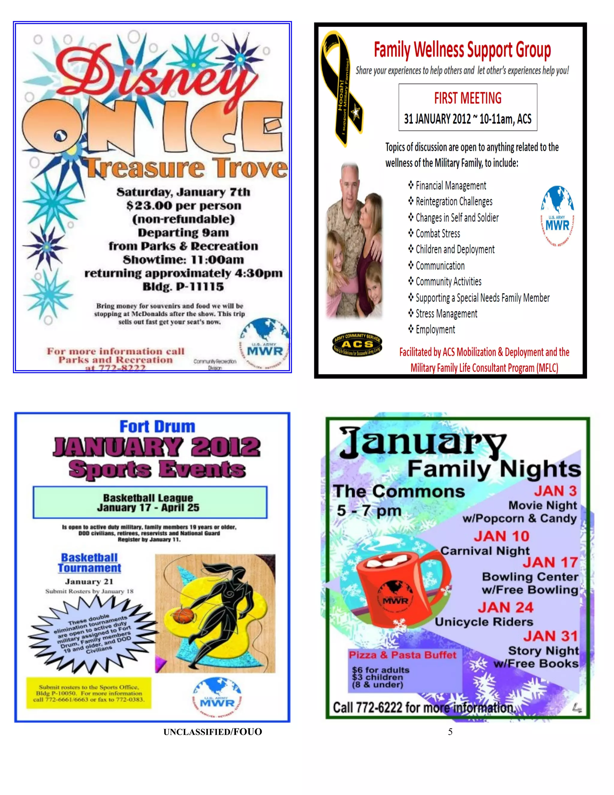 UNCLASSIFIED/FOUO   5
 