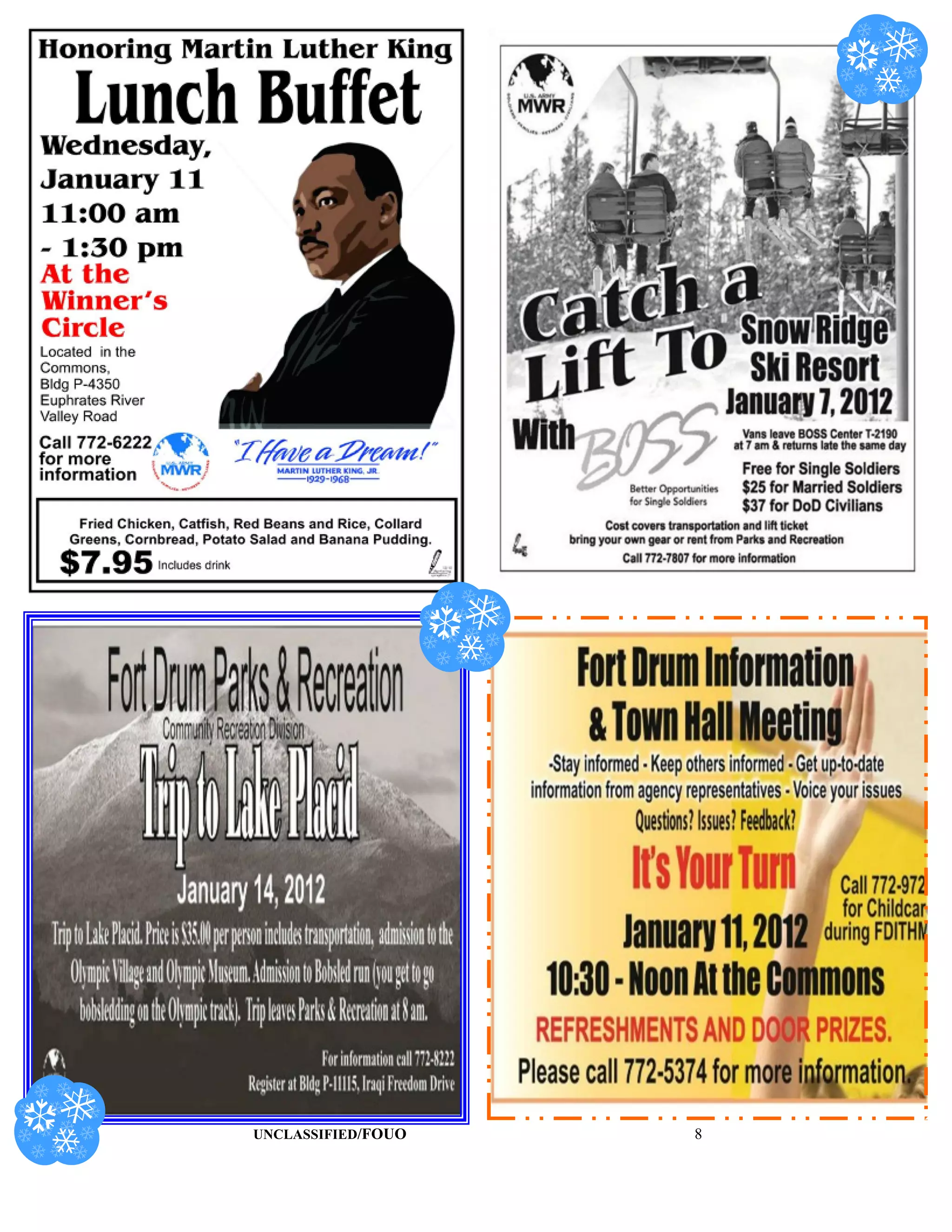 UNCLASSIFIED/FOUO   8
 