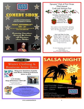 UNCLASSIFIED/FOUO   8
 