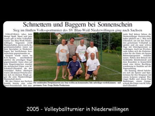 2005 - Volleyballturnier in Niederwillingen