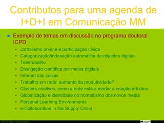 Seminário ComMM Prof. Fernando Ramos