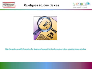 Quelques études de cas




http://oi.ulster.ac.uk/information-for-business/support-for-business/innovation-vouchers/case-studies
 