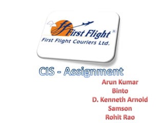CIS - Assignment Arun Kumar  Binto D. Kenneth Arnold Samson RohitRao 