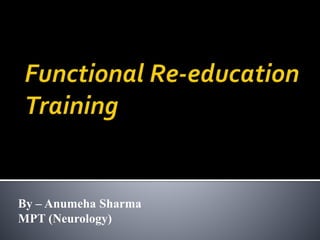 By – Anumeha Sharma
MPT (Neurology)
 
