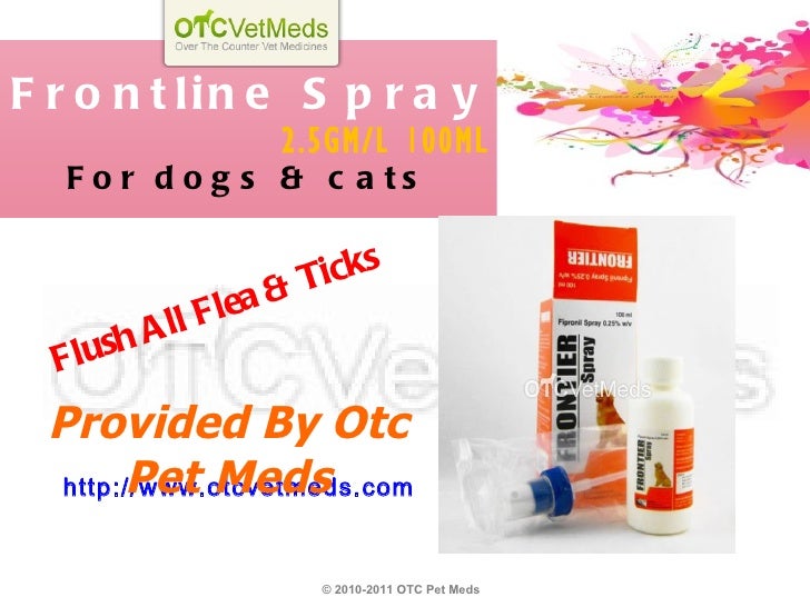 Frontline spray Flea and Tick Preventative for Cats and Dogs
