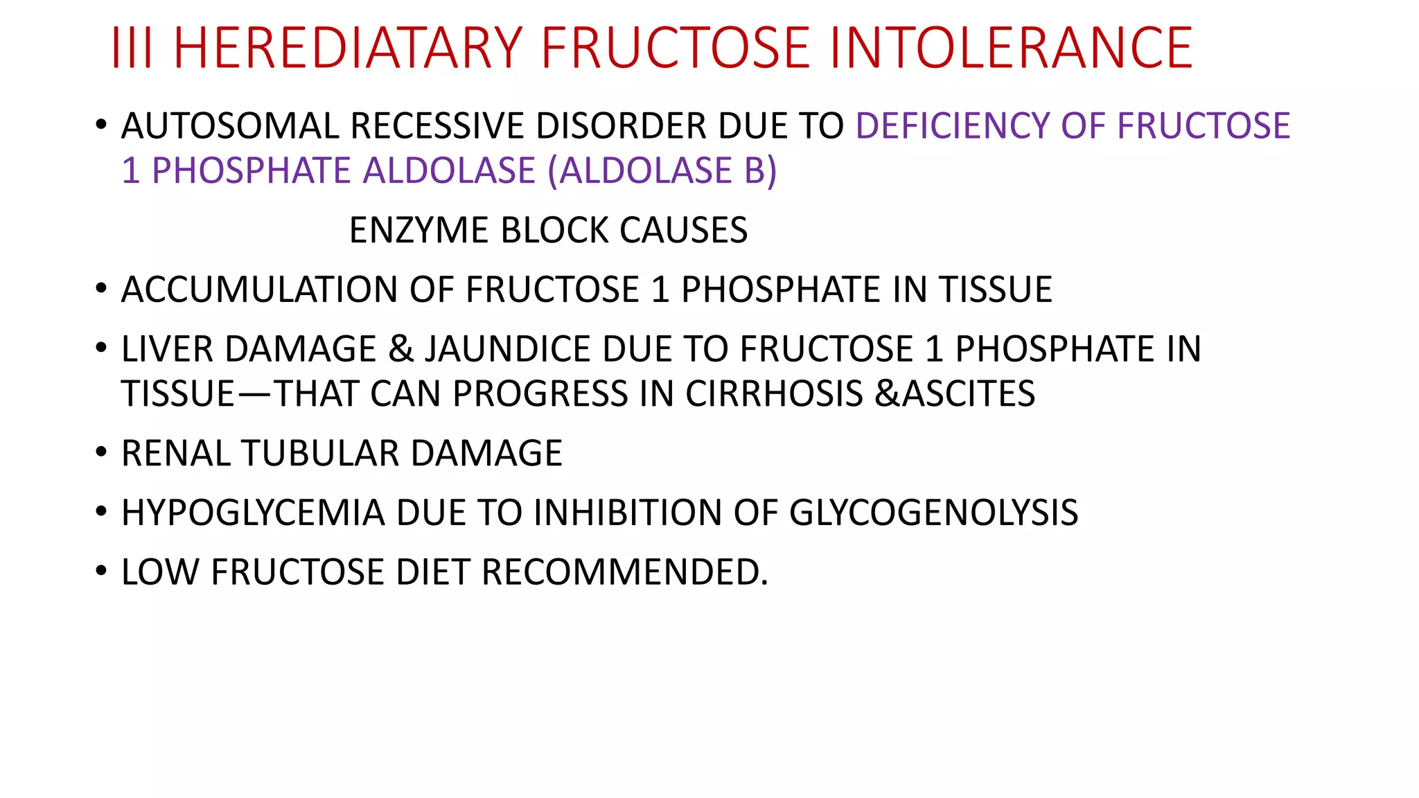 Fructose metabolism | PDF