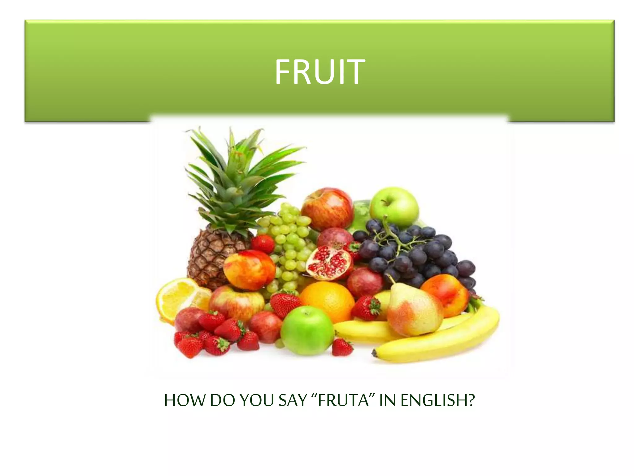 fruit-ppt