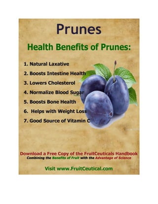 FruitCeutical Handbook At-a-Glance - Natural Health Benefits of Fruit