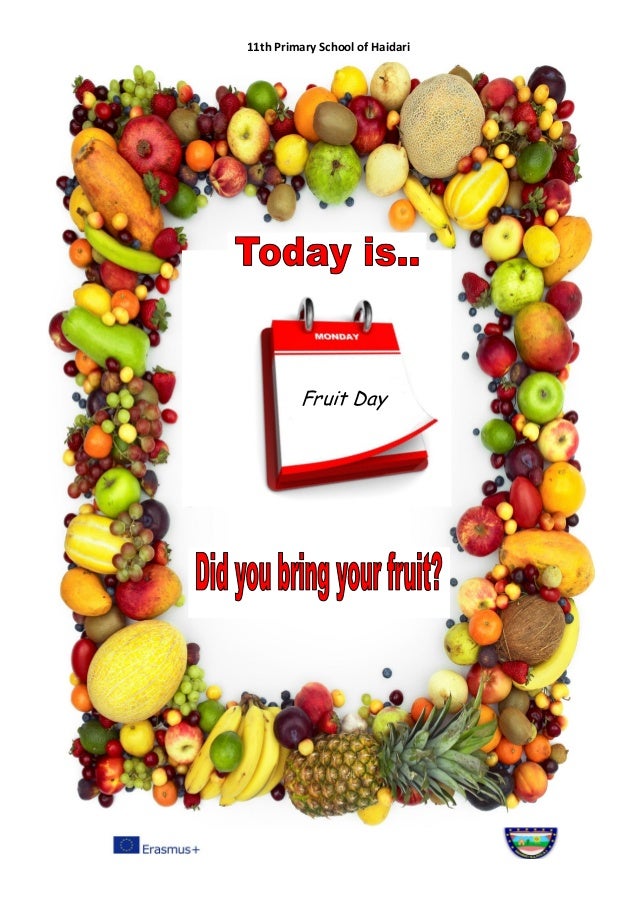 Fruit day poster