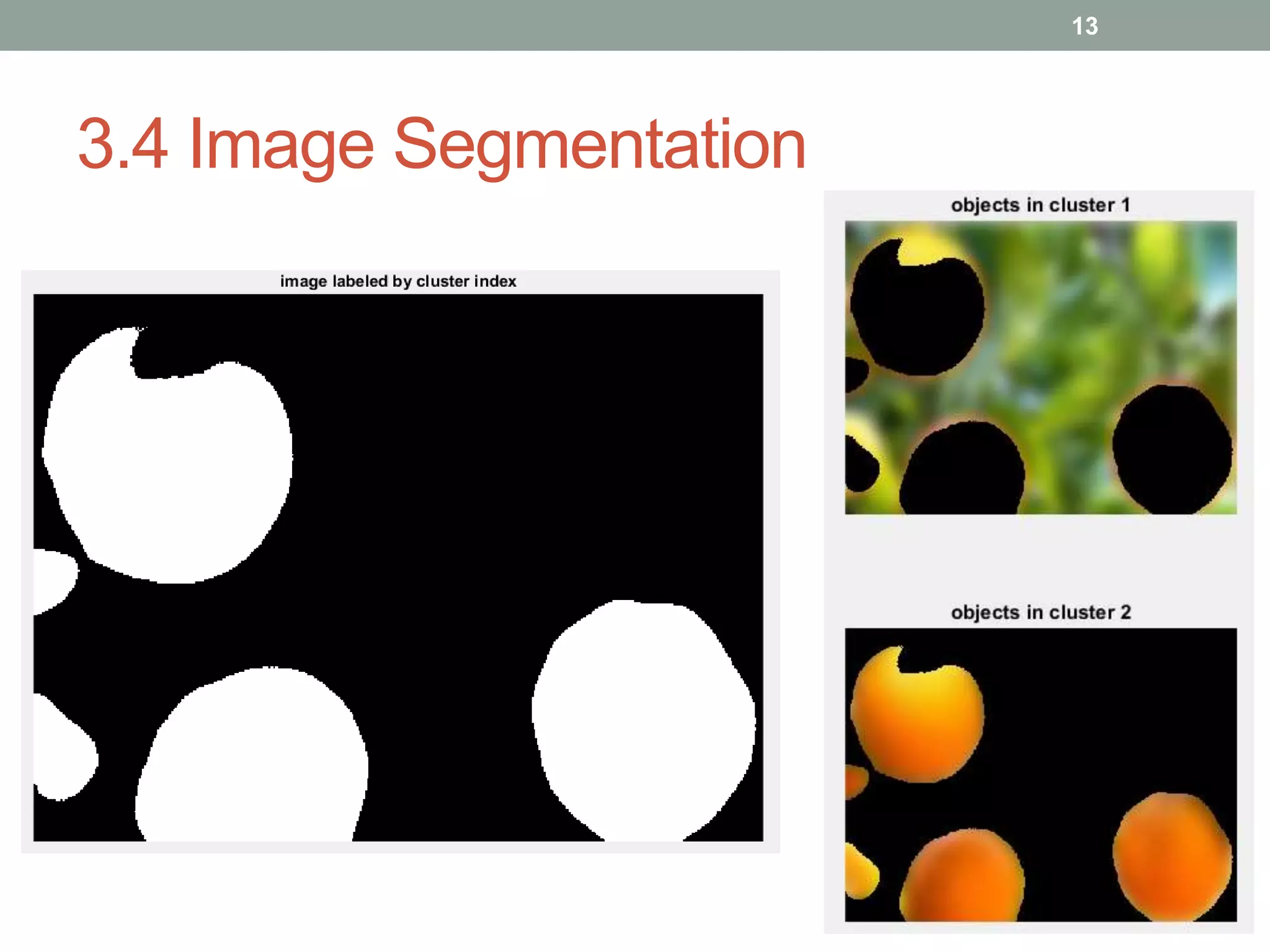3.4 Image Segmentation
13
 