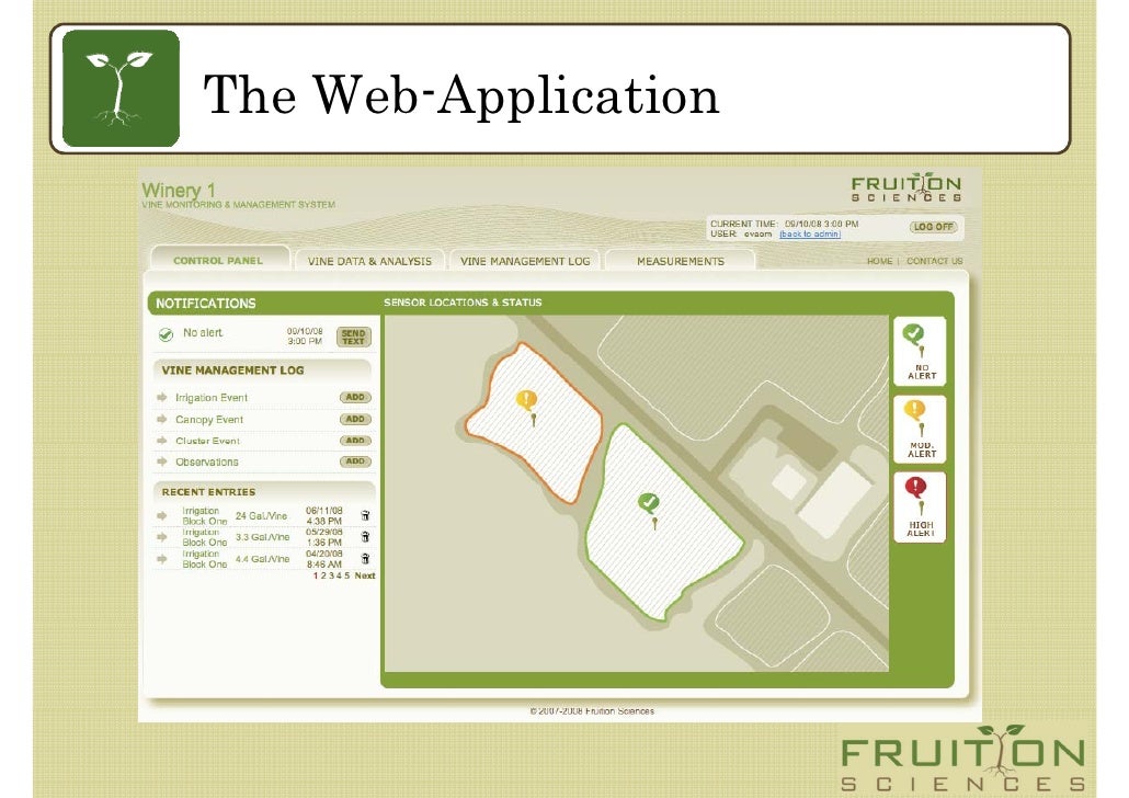 Fruition Sciences Juin 2009