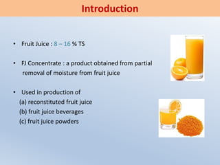 Fruit Juice Concentrates Pptx
