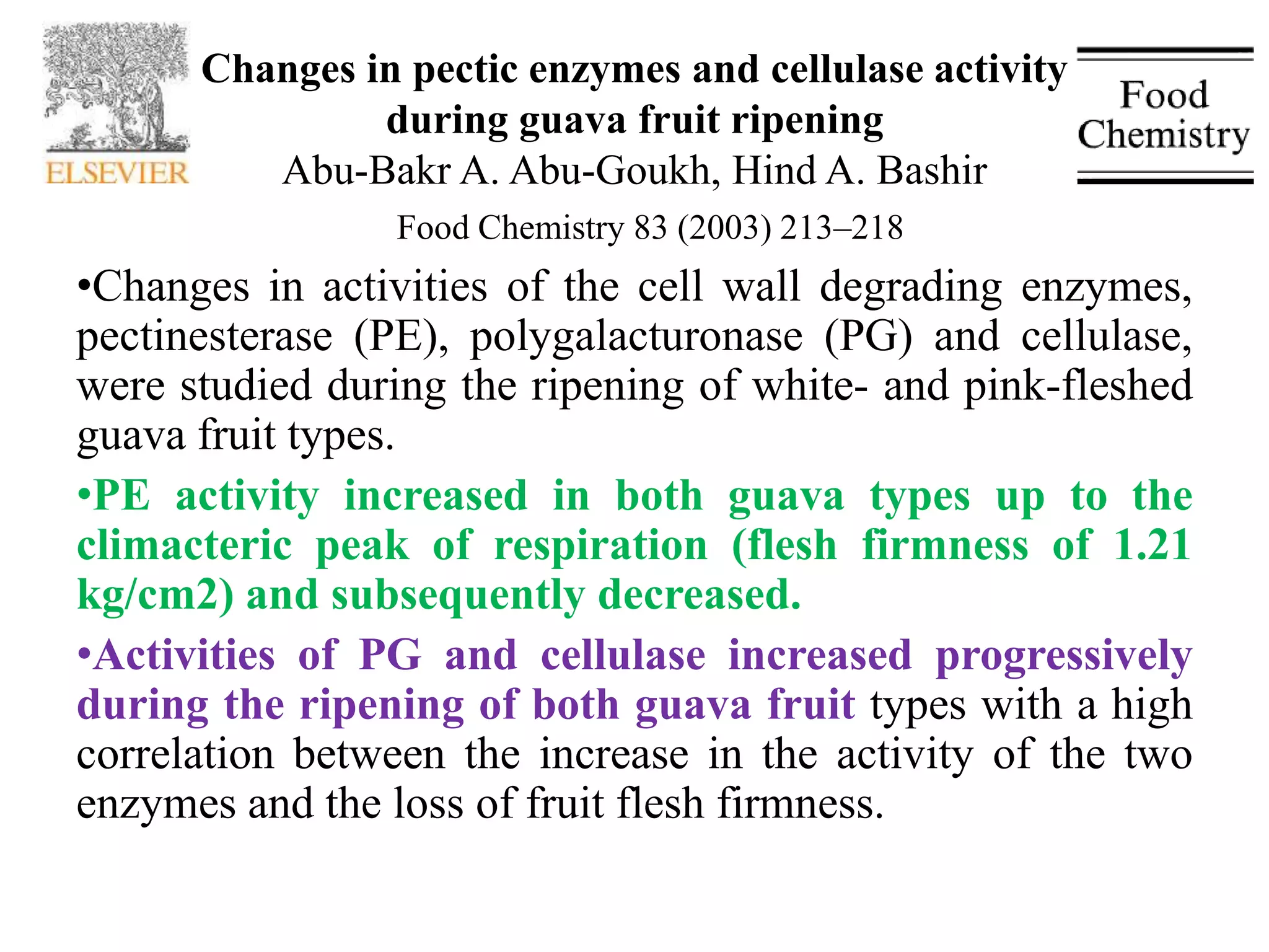 Mechanism of Fruit ripening | PPTX