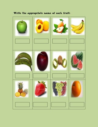 Fruits