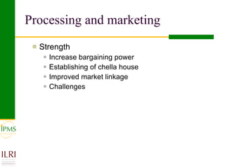 IPMS experience sharing workshop: Fruits group report