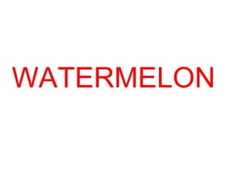 WATERMELON
 