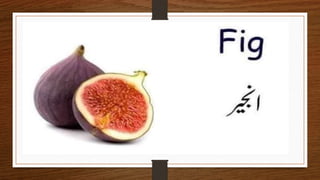 Fruits and Dry Fruits Name | PPTX