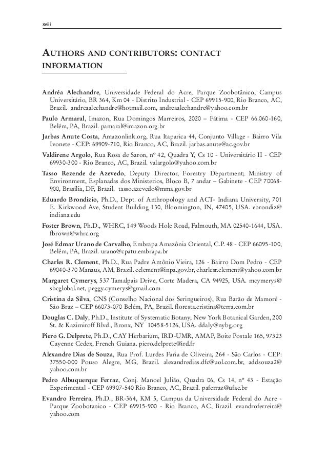 Fruit Trees Useful Plants In Amazonian Life