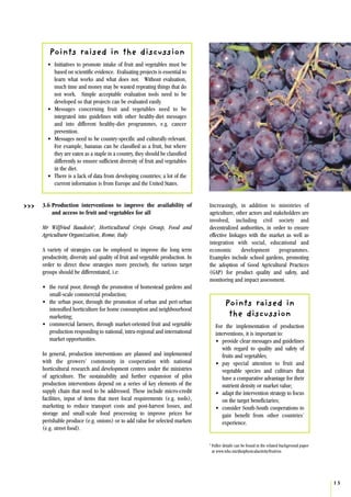 The Importance of Fruits and Vegetables | PDF