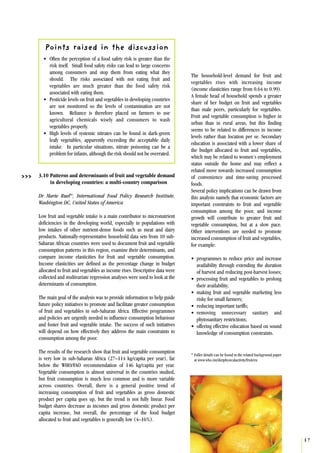 The Importance of Fruits and Vegetables | PDF