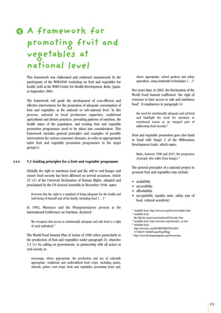The Importance of Fruits and Vegetables | PDF