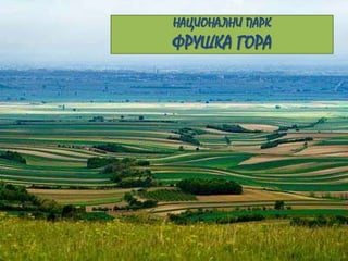 НАЦИОНАЛНИ ПАРК 
ФРУШКА ГОРА 
 