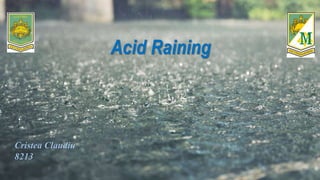 Acid Raining
Cristea Claudiu
8213
 