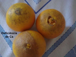 Deficiência
de Ca
 