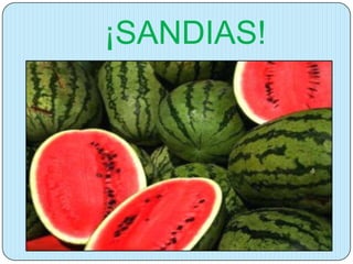 ¡SANDIAS!

 