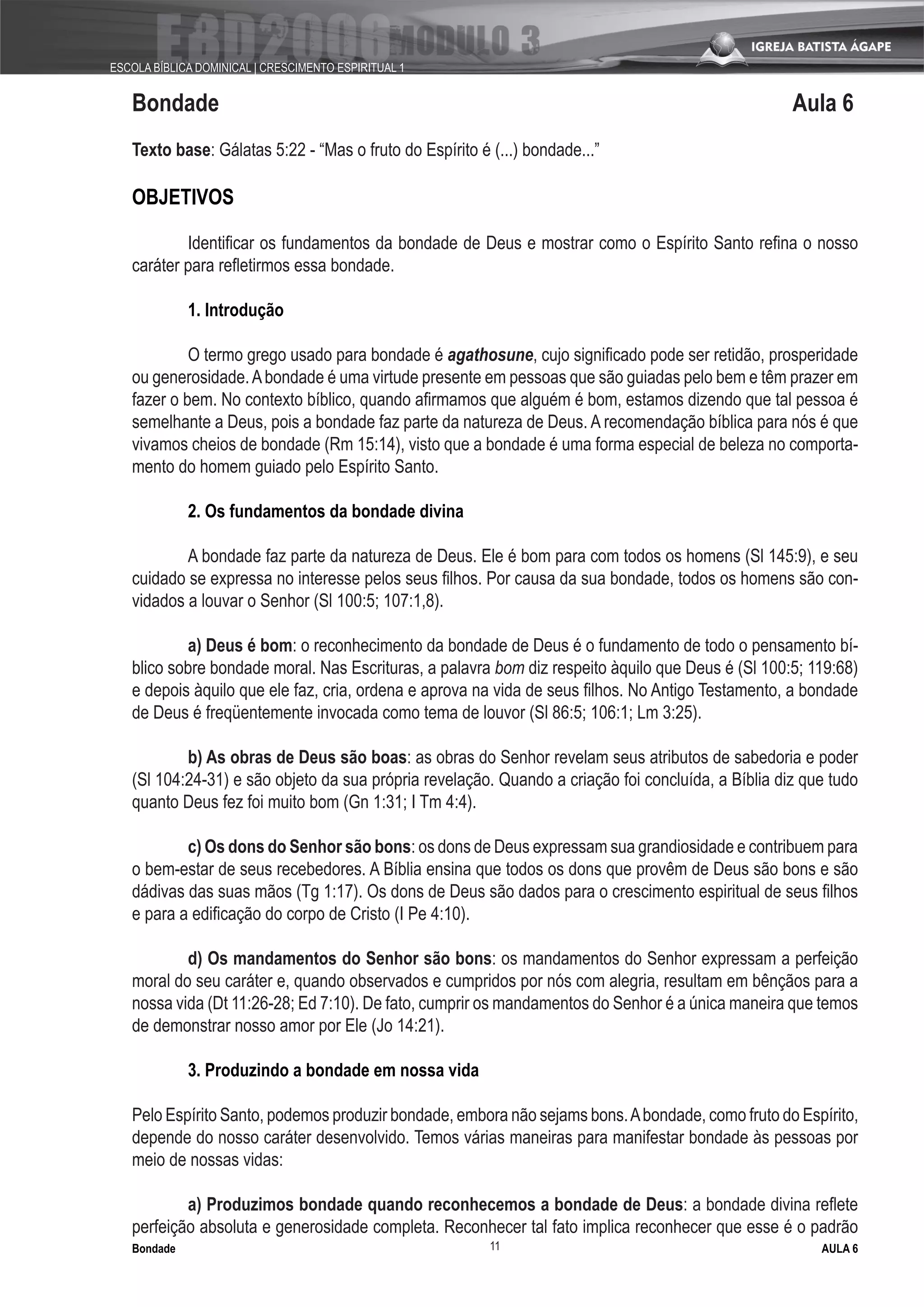 Fruto Do EspíRito Modulo 3