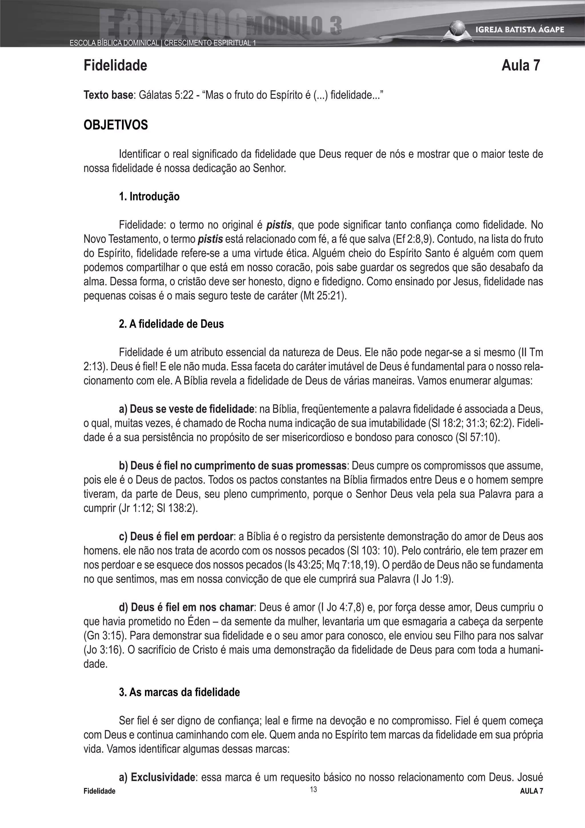 Fruto Do EspíRito Modulo 3