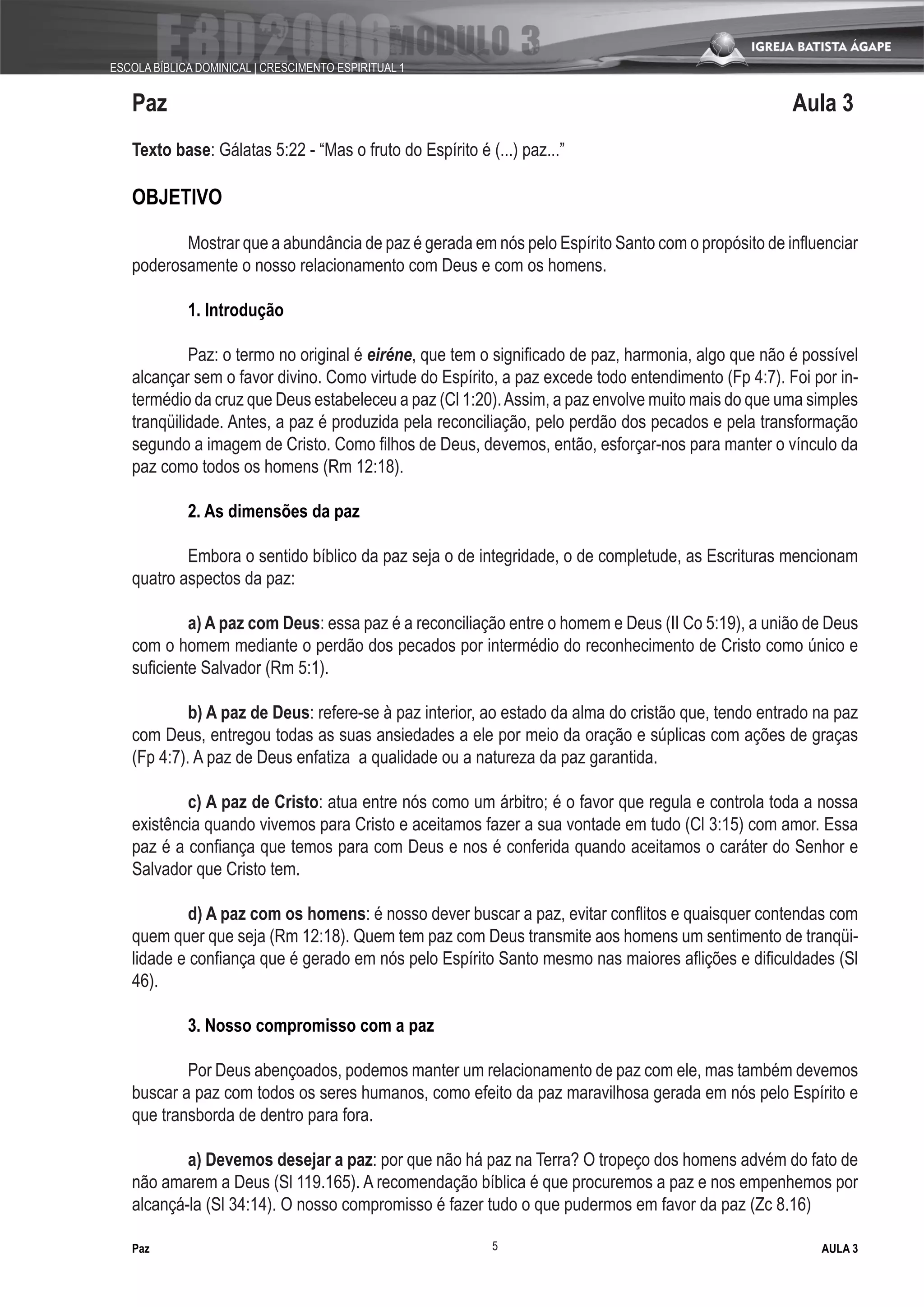 Fruto Do EspíRito Modulo 3