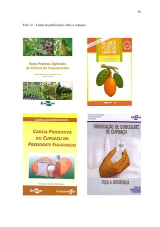 56



Foto 11 – Capas de publicações sobre o cupuaçu
 