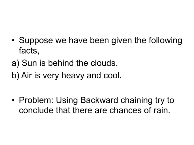 Forward Backward Chaining | PPTX