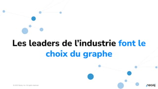 © 2023 Neo4j, Inc. All rights reserved.
21
Les leaders de l’industrie font le
choix du graphe
 