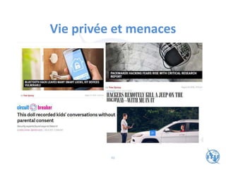Vie privée et menaces
46
 