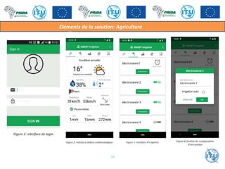 Eléments de la solution: Agriculture
intelligente
34
 