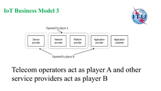 IoT Business Model 3
Telecom operators act as player A and other
service providers act as player B
 