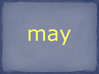 may 