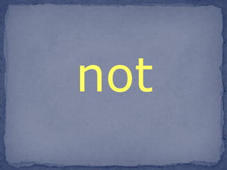 not 
