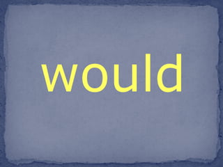 would 