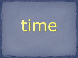 time 