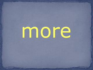 more 