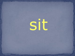 sit 