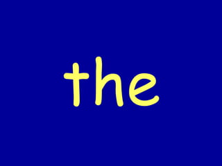 the 