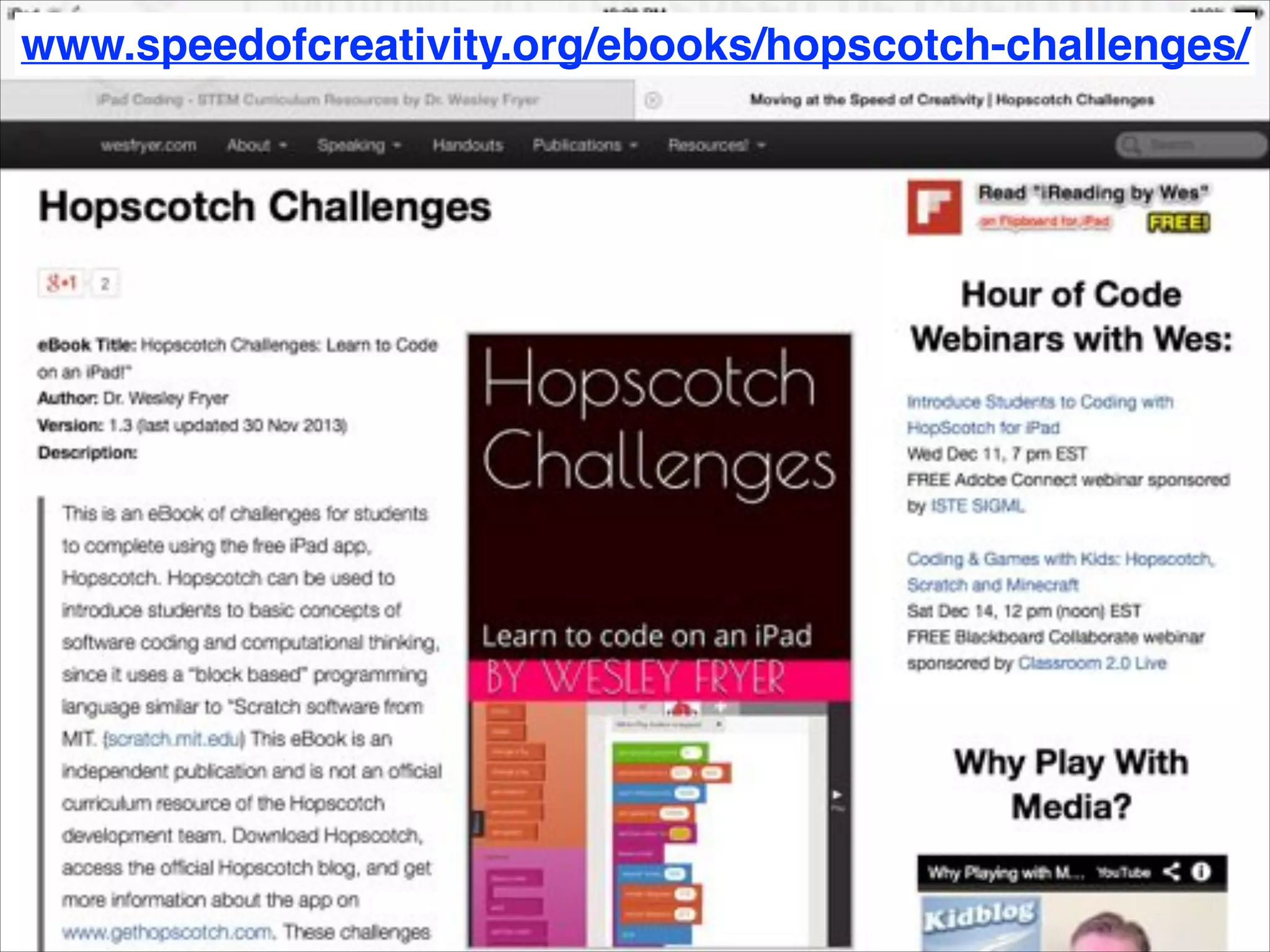 www.speedofcreativity.org/ebooks/hopscotch-challenges/

 