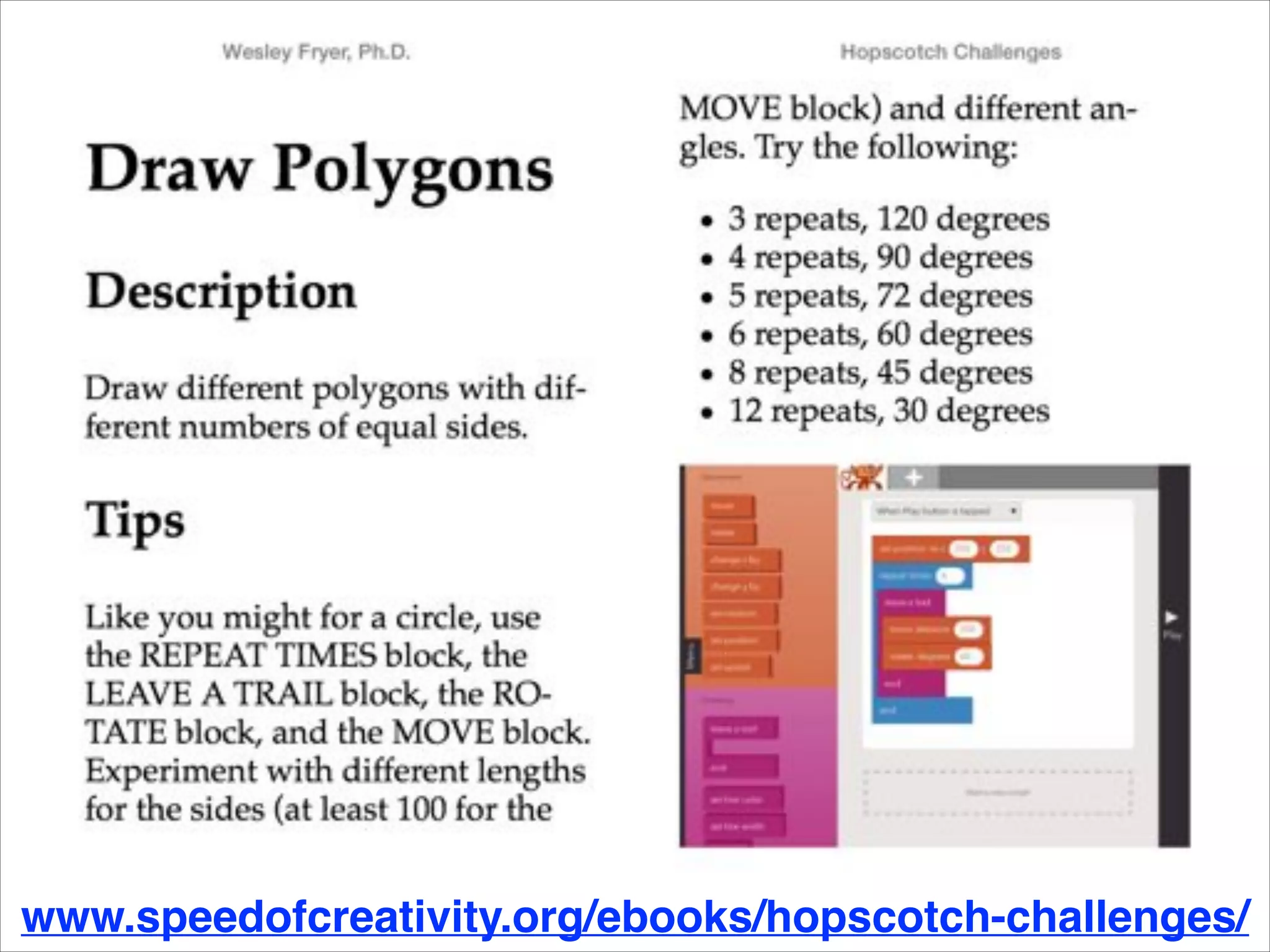 www.speedofcreativity.org/ebooks/hopscotch-challenges/

 